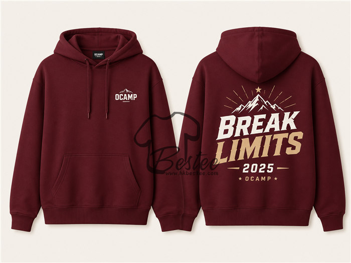 連帽Hoodie、拉鍊衛衣及班褸訂造款式參考