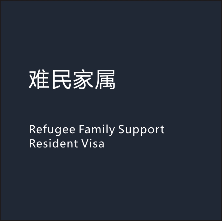 开放给获得新西兰难民资格的家属的移民类别