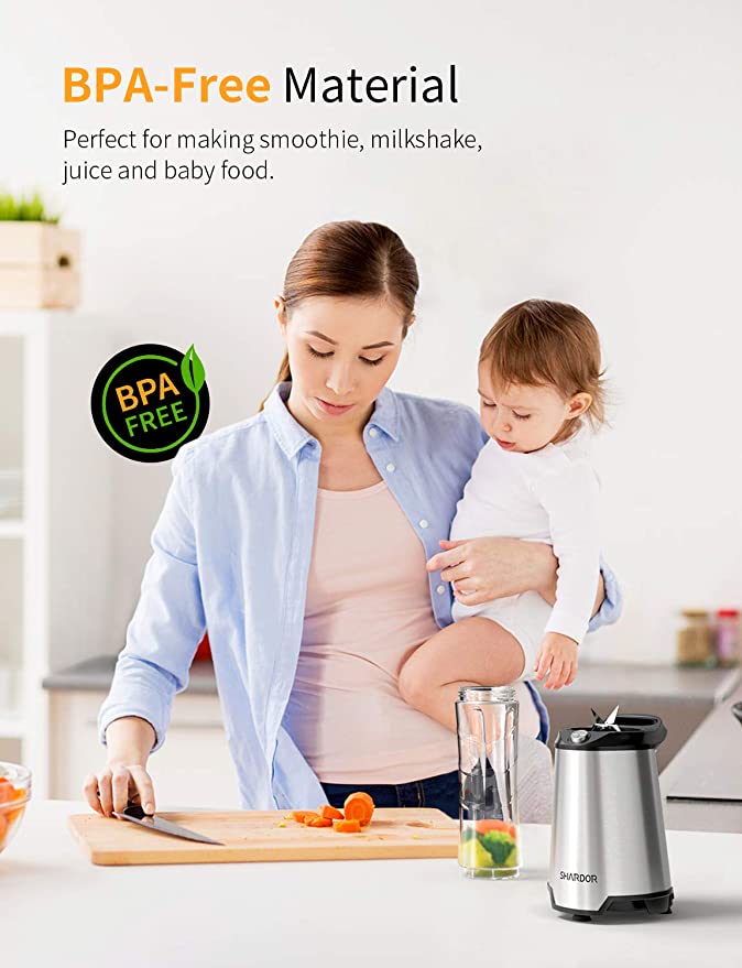  Blender for Shake and Smoothies, SHARDOR Powerful