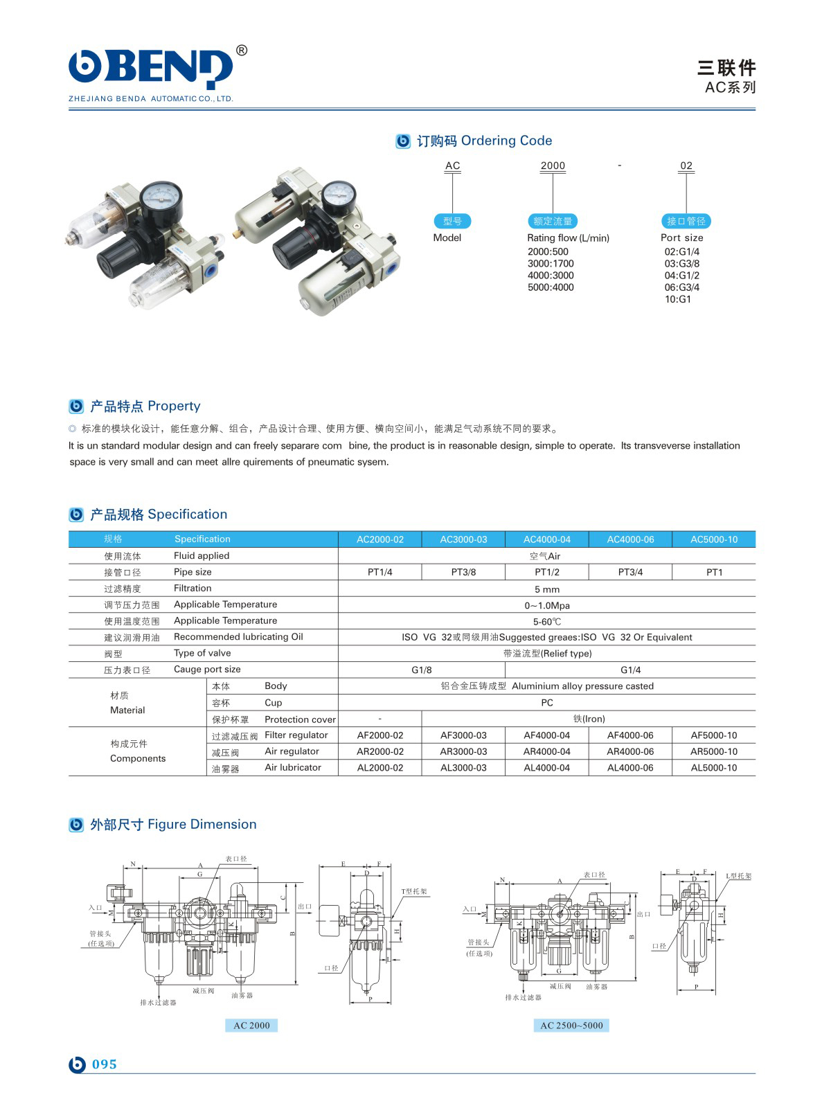 三联件AC系列-浙江奔达自动化有限公司