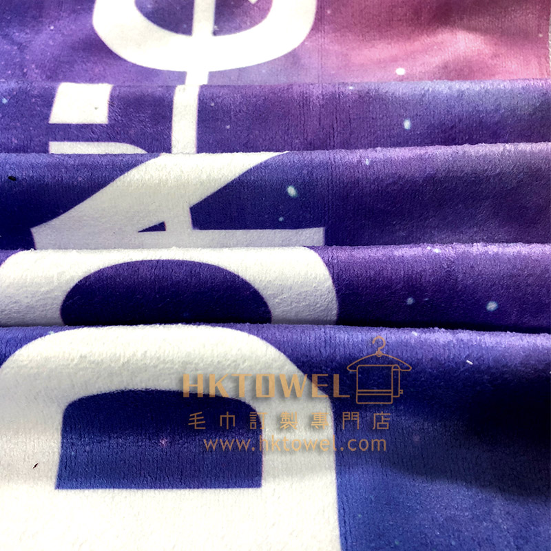 熱昇華毛巾材料柔軟舒適,觸感輕柔