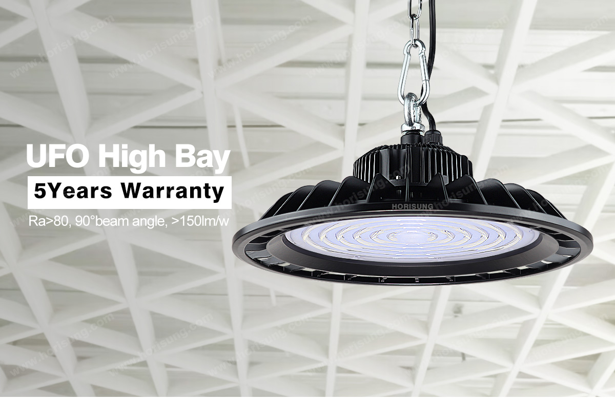 100W, 150W, 200W LED UFO high bay light for warehouse, factory, garage