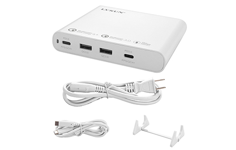 ＬＶＳＵＮ 高出力USBチャージャー87W 2 USB-C PD ＆ 2 USB-A QC3.0