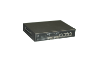 4 Port 10/100/1000BASE-T Switch with 2 Fiber