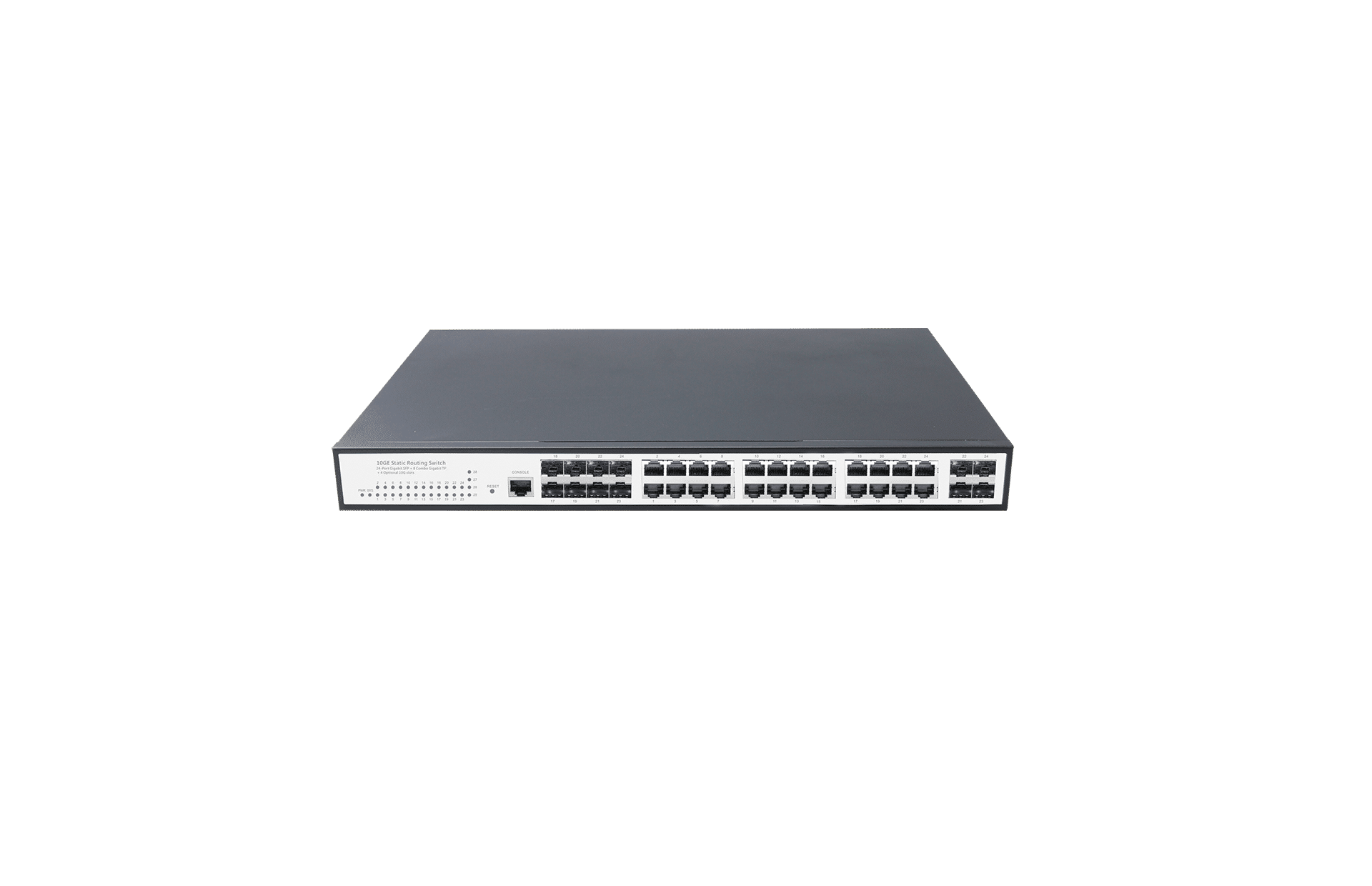24-Port Layer 3 Managed Switch with 8 Gigabit SFP Combo and 4-10G SFP+  