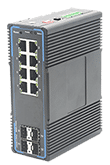 Gigabit 8 Port  Managed Industrial  Switch with 4 SFP