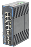 Gigabit 8 Port  Managed Industrial Switch with 4 Ports 10G SFP+