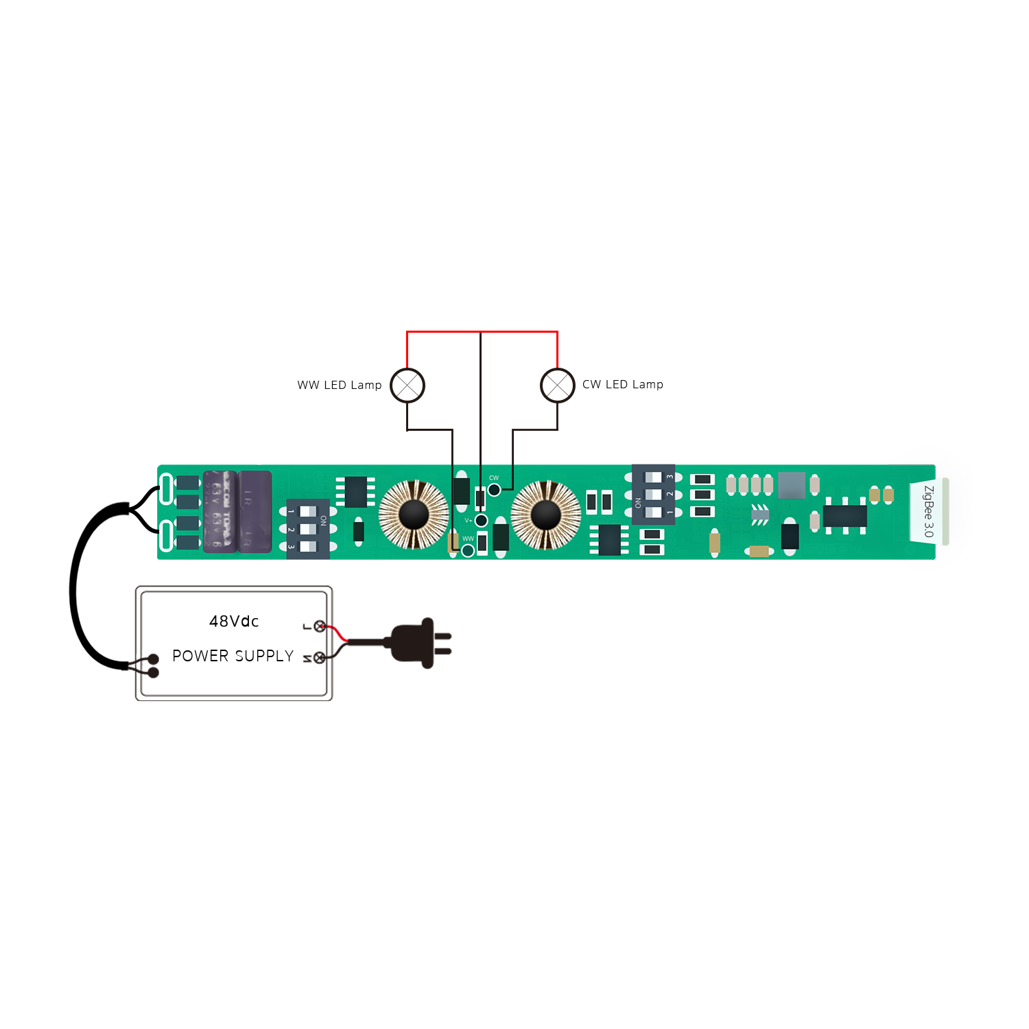 Zigbee Cct Constant Current Driver Sc Z W Clima Led Controller