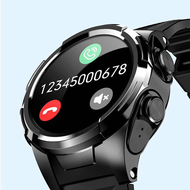 SW-08 2 in 1 Outdoor Sport and Music Companion Fitness Smart Watch with TWS  Earbuds-cctech