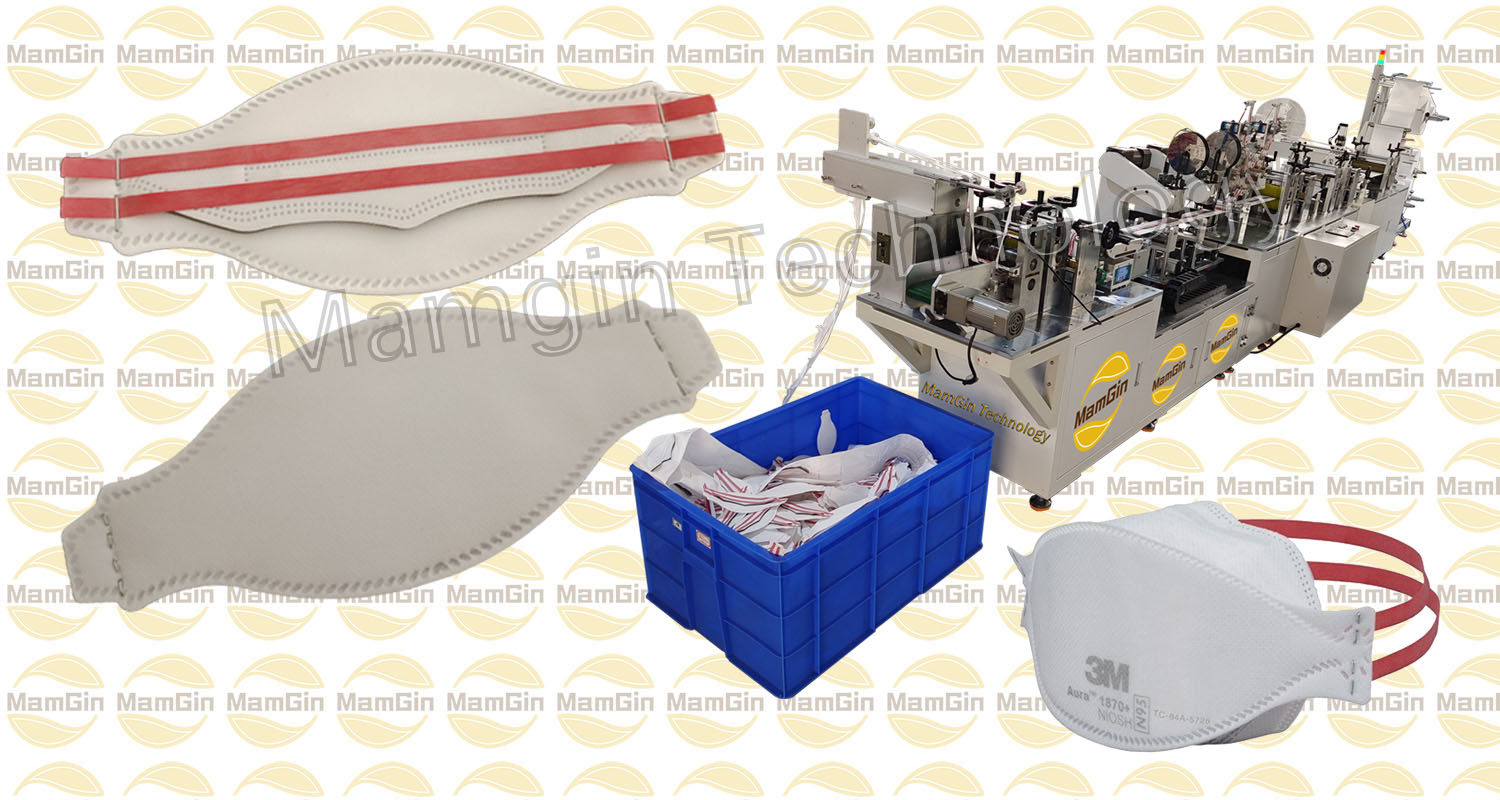 Automatic headband nail fish mask machine