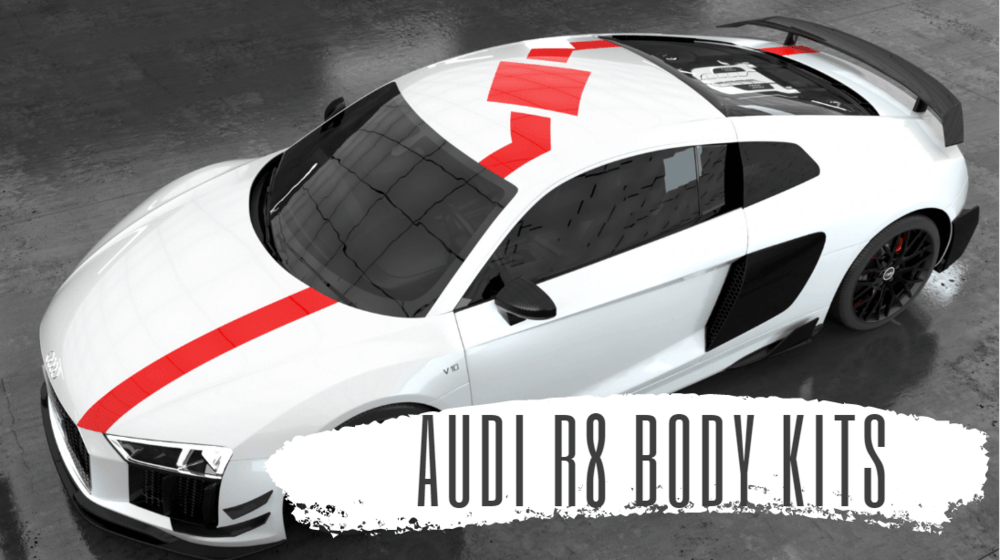Customize your Audi R8 by Jcsportline auto full carbon fiber body kit
