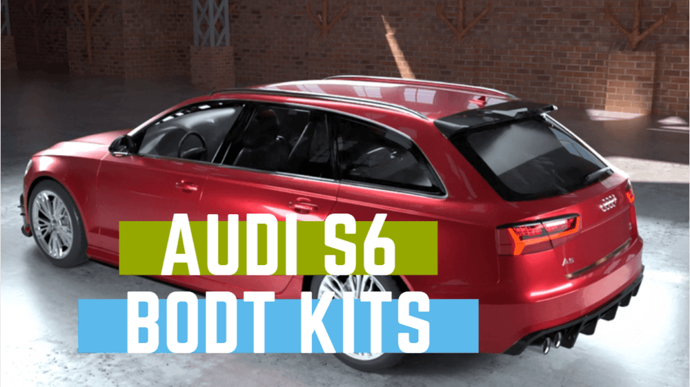 EXTREME! Audi A6 Sline S6 Carbon Fiber body kit Build