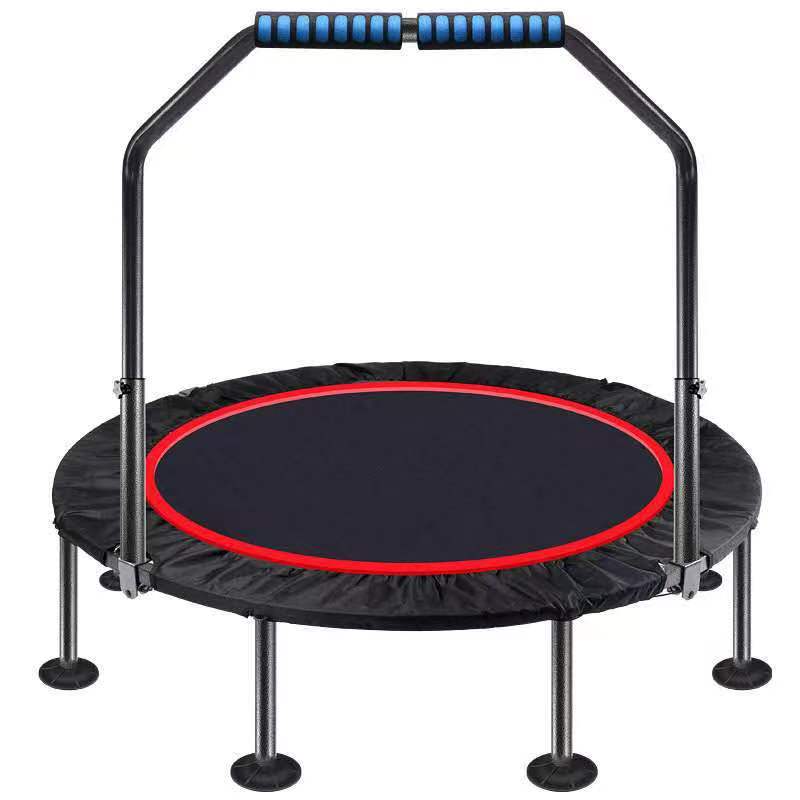 Huaye-TP3 fitness rebounder mini trampoline for kids adult foldable trampoline with adjustable handle fold up rebounder