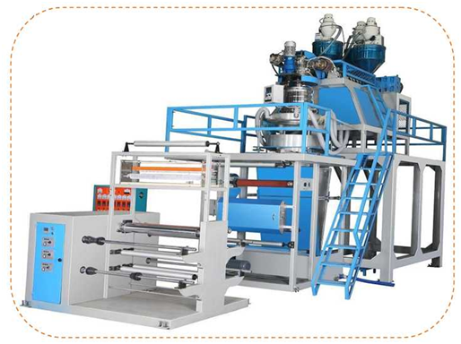Plastic film blowing machine