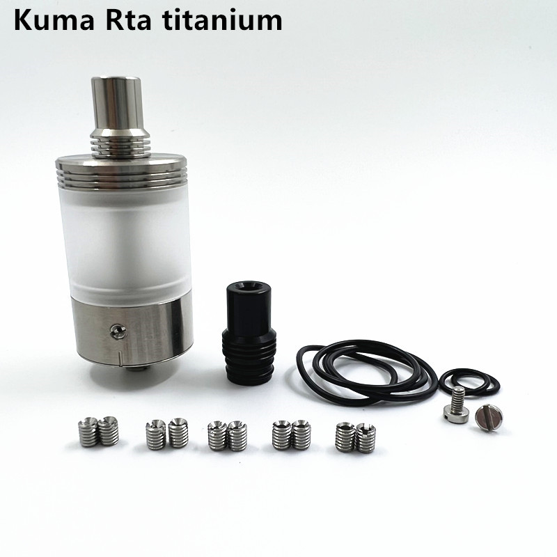 Double Side Airflow Titanium Kuma Rta Easy To Rebuild and 4.5 Large  Capacity with 0.9/1.0/1.2/1.4mm AFC 22mm Atomizer-企业官网