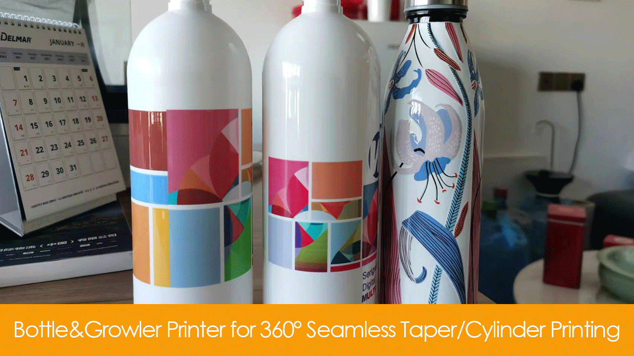 lndustrial Inkjet Printer for 360° Seamless Taper/ Cylinder Printing