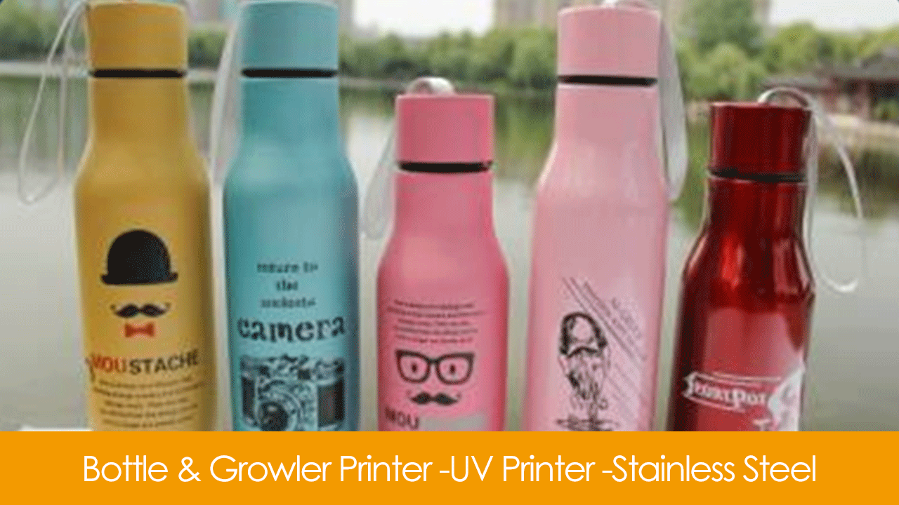 High Productivity UV-LED Inkjet Printer for Taper / Cylinder Printing