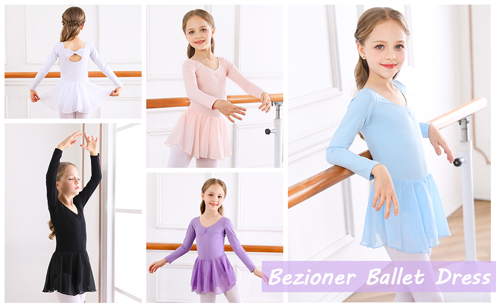 Bezioner Girls Canvas Ballet Shoes Ballet Slipper for