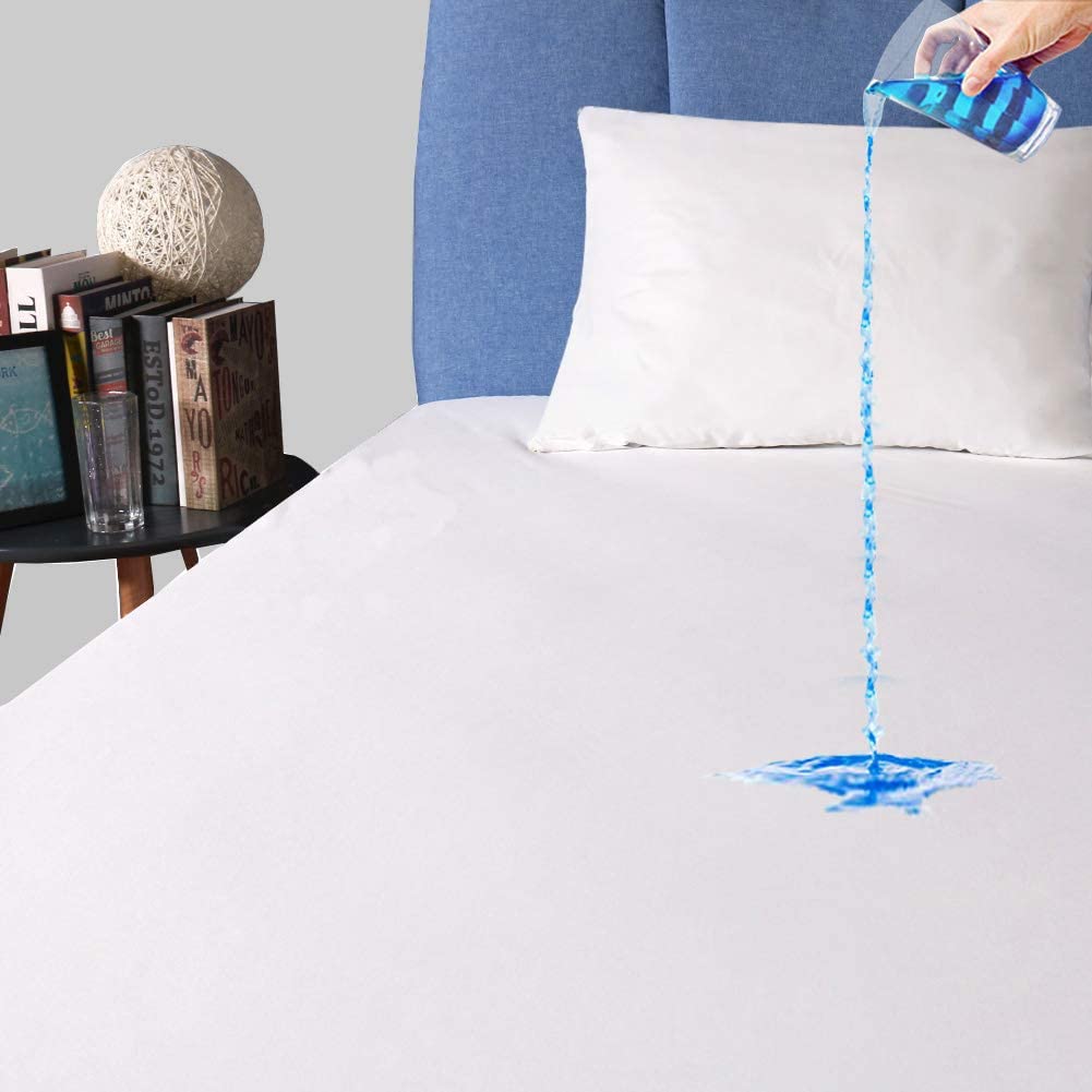 Waterproof Mattress Protector, Soft & Breathable Terry, Noiseless Matt