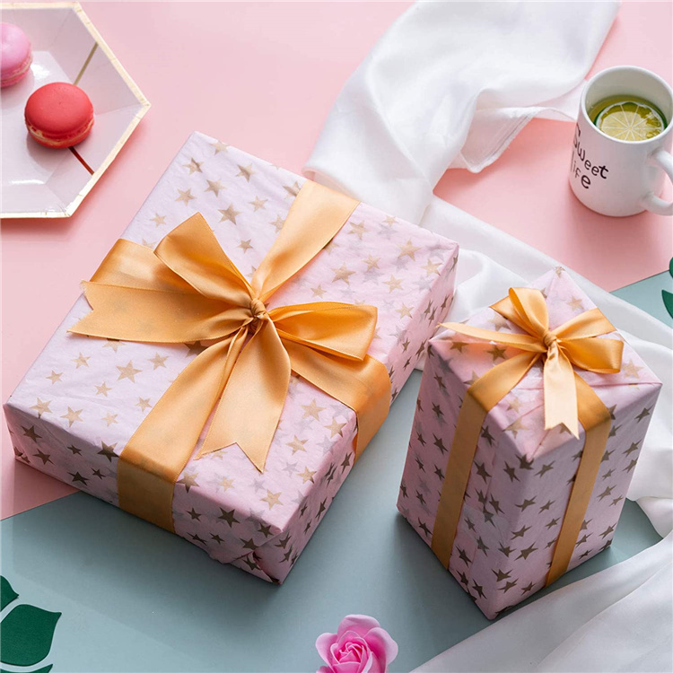 Custom high quality hair packaging extension wrapping tissue paper