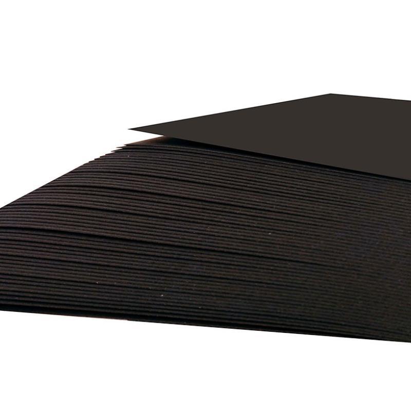 Stationery 110GSM Black Paper Board Recycled C2s Black Cardboard - China  Black Liner Paper, Black Chip Board