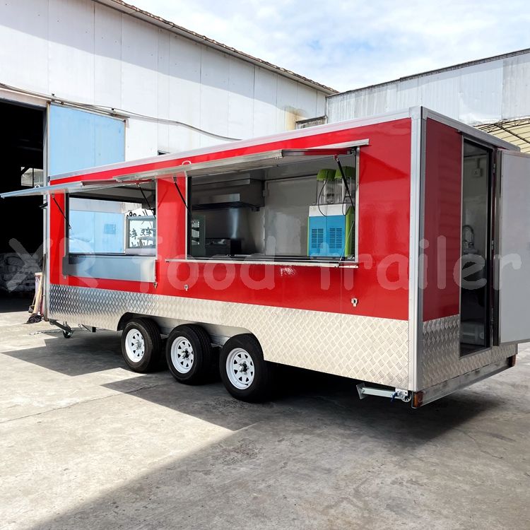 Fast food trailers with kitchen