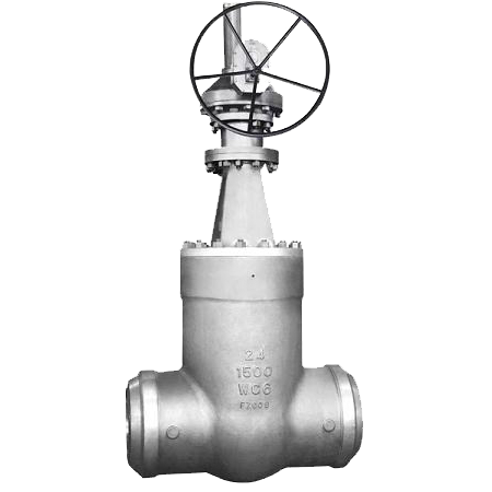 casting steel pressure seal 20in 2500lb butt welded gate valve with gear operator