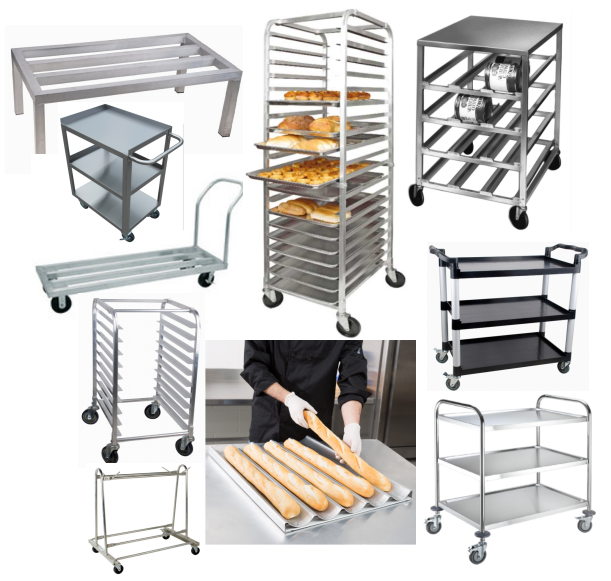 sheet pan rack,dunnage rack, can rack,utility cart,plastic trolley, sheet pan