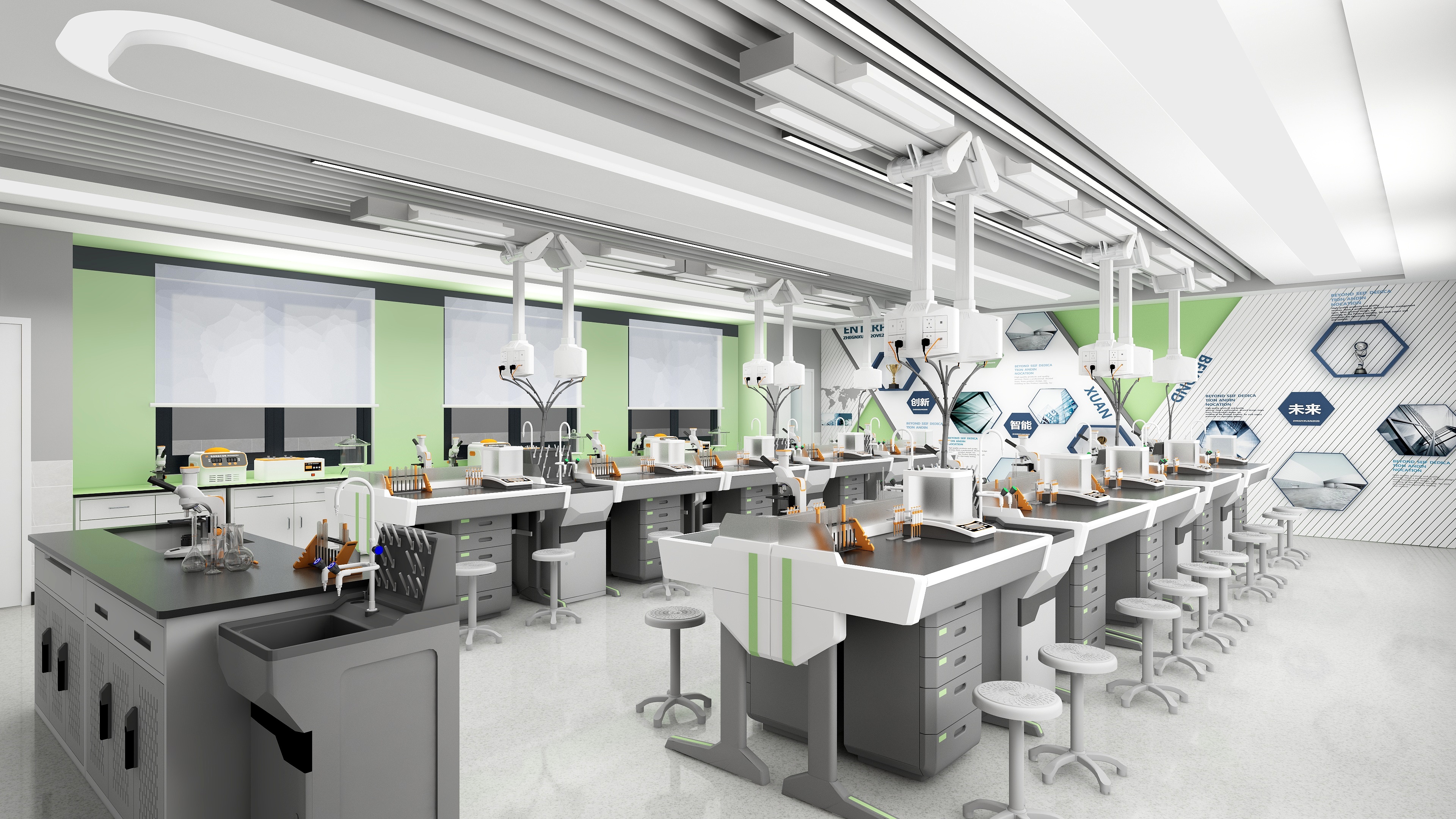 3初中生物教考仪器实验室-初中生物探究实验室-生物探究实验室角度-1