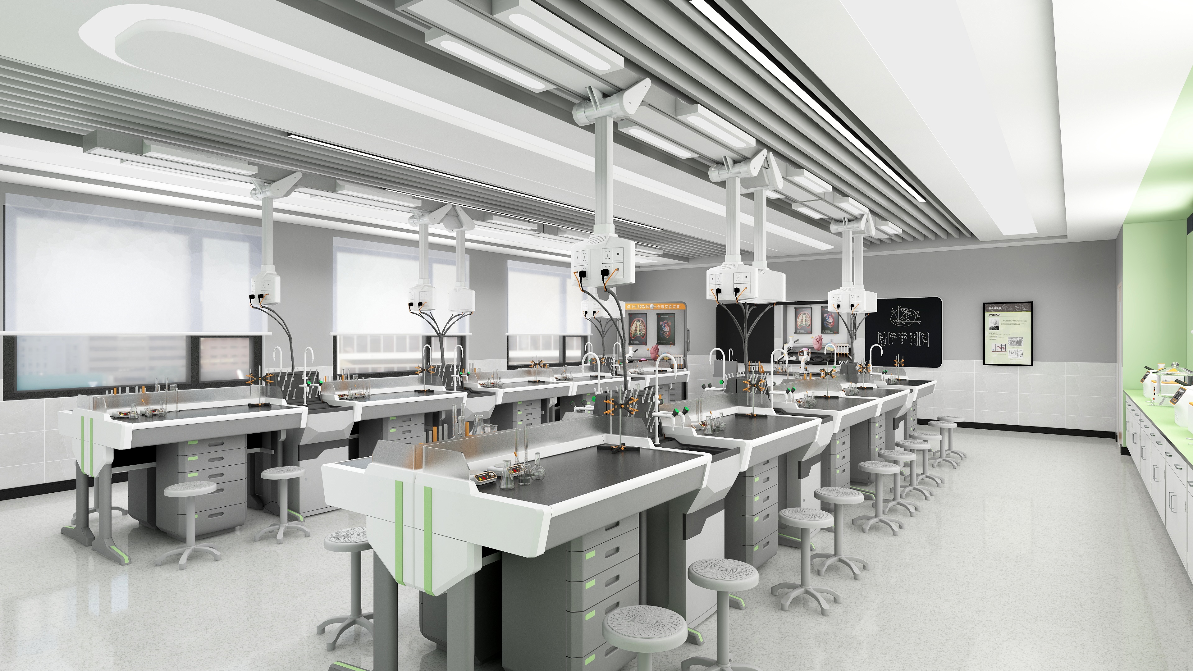 3初中生物教考仪器实验室-初中生物技术与工程实验室-生物技术与工程实验室角度-2