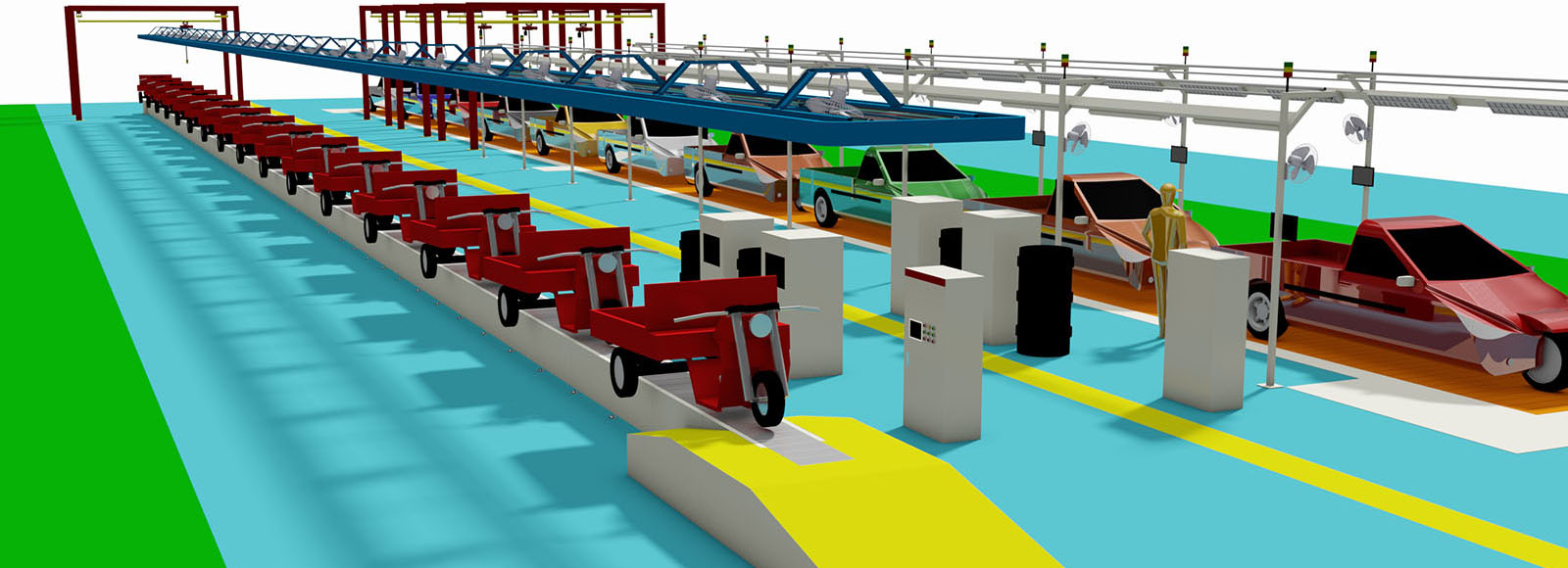 Production line for Tricycle