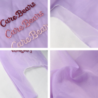 CaneBeans紫色欧根纱购物袋-e
