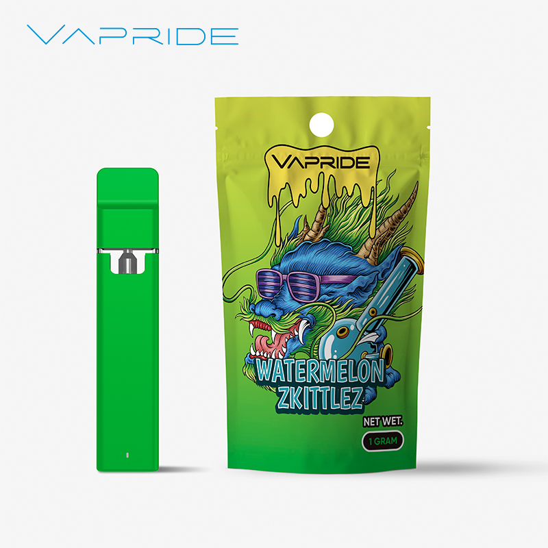 Vapride Ceramic Coil 1ml 2ml Disposable Vape Pen With Custom Packaging