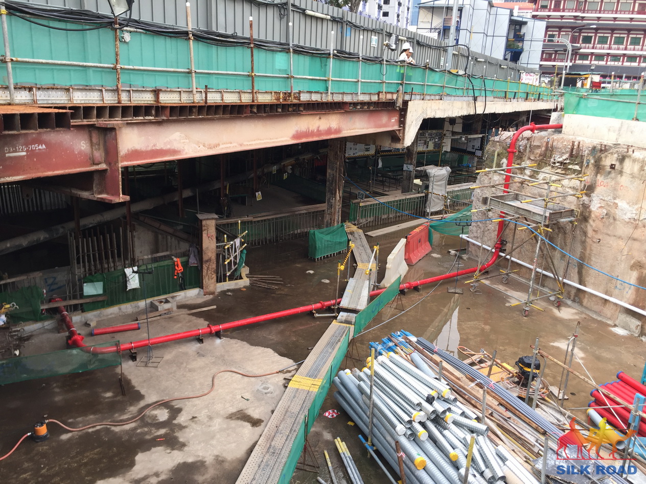 2017-05-SANY-Stationary-Pump-at-MRT-Project-In-Singapore-3