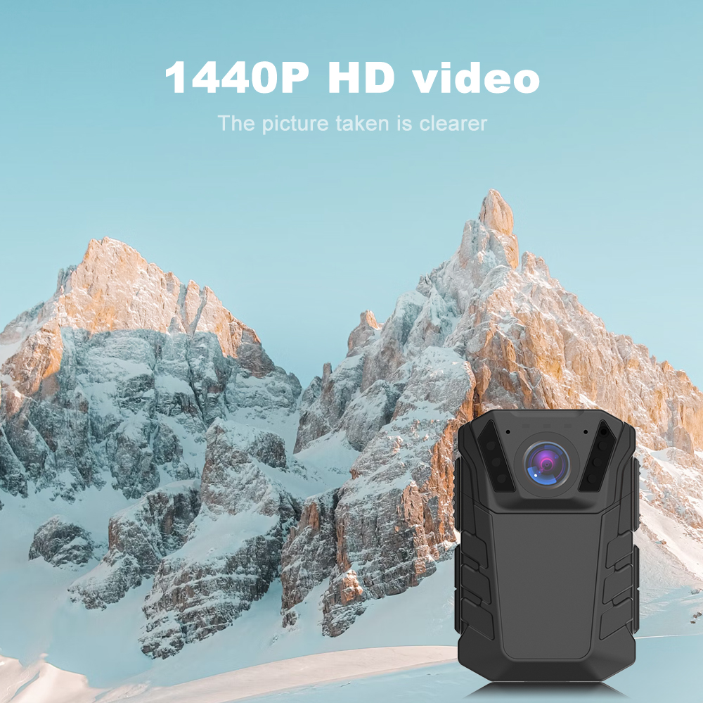 Customize Full HD 1440P GPS 4G Body Worn Camera With 2 0 Inch LCD