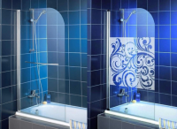 HighPurityClearBathShowerScreen,SingleTemperedGlassPanel