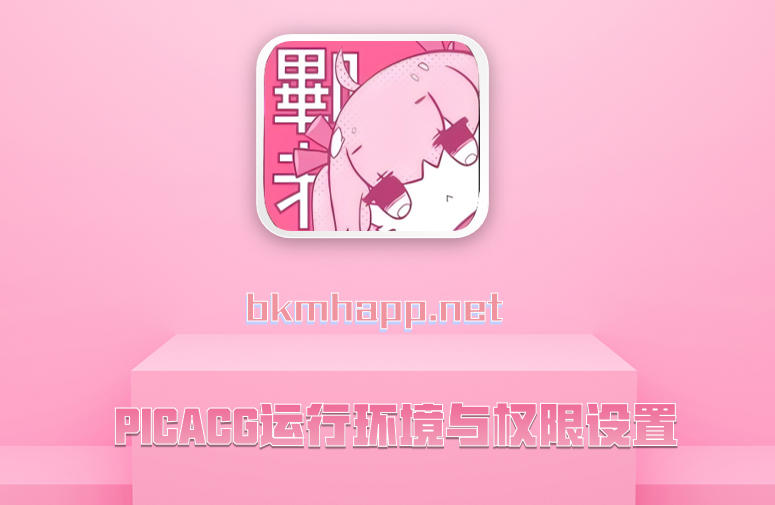 PICACG运行环境与权限设置