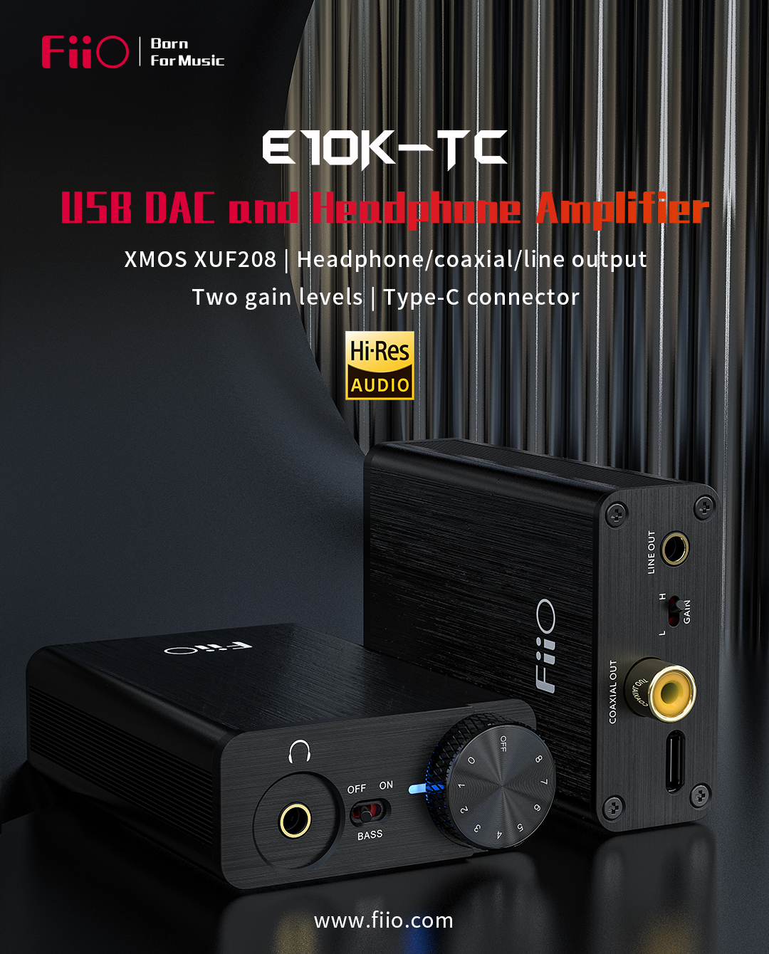 Compact yet Portable DAC/AMP E10K Type-C Officially Released!-FiiO---BORN FOR MUSIC
