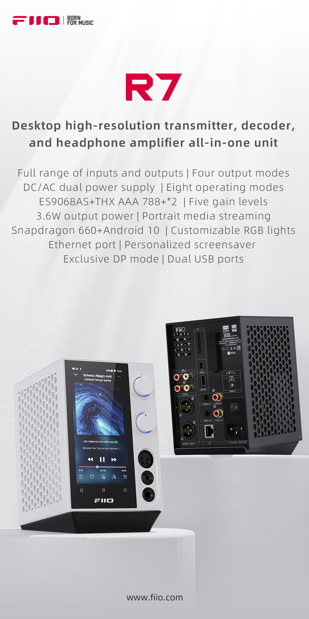 The FiiO R7 Desktop Digital Streaming Player Review 