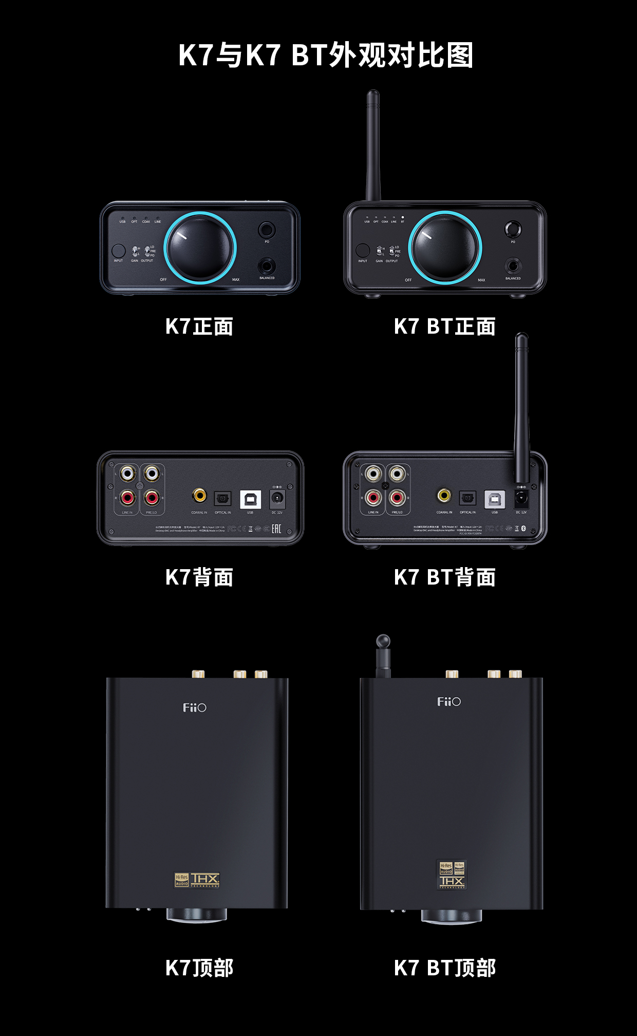 新增支持蓝牙，飞傲台式解码耳放K7 BT正式发布！飞傲社区|飞傲官方论坛