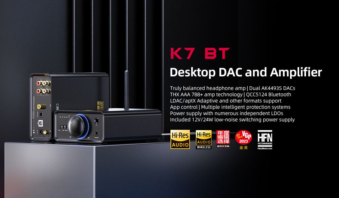 FiiO K7 BT Desktop DAC/Amp with Bluetooth