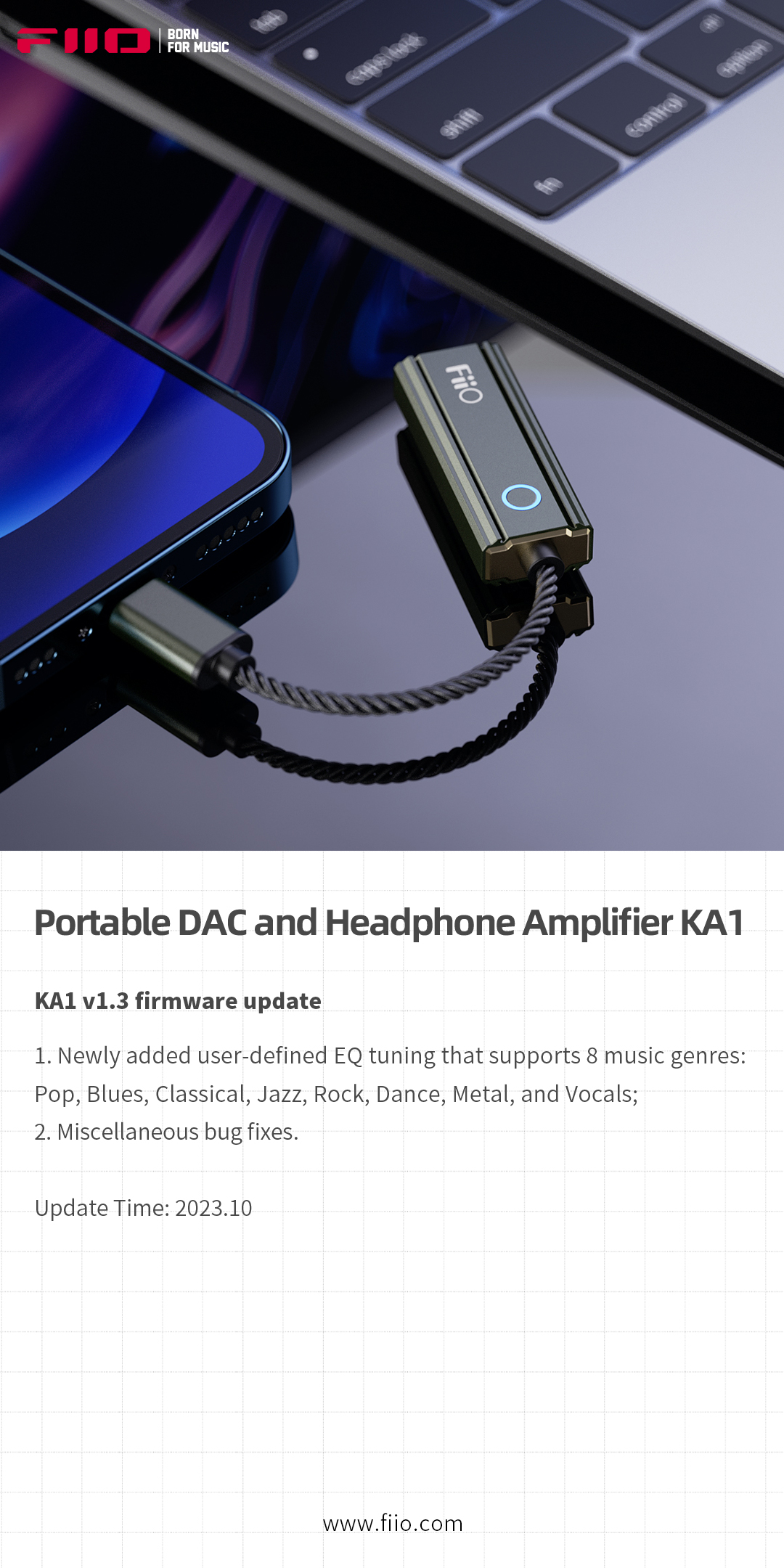 FiiOxJadeAudio KA1/KA11,JadeAudio JA11 Compact Portable DAC And ...