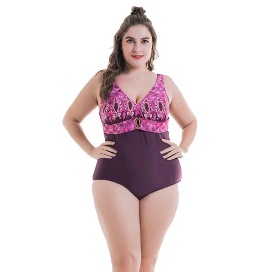 Colorful-Printed-One-Piece-Bathing-Suit-High-Cut-Tummy-Control-Ladies-Slimming-Swimwear_看图王