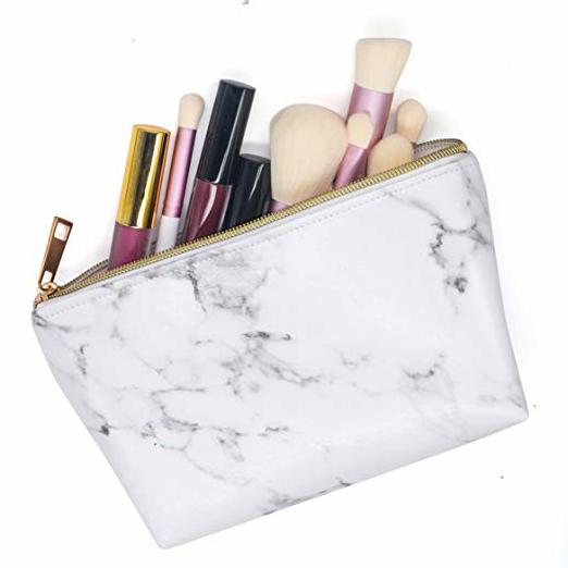 CosmeticBagwithGoldZipper,PortableLadiesTravelMakeupBrushesBag-2