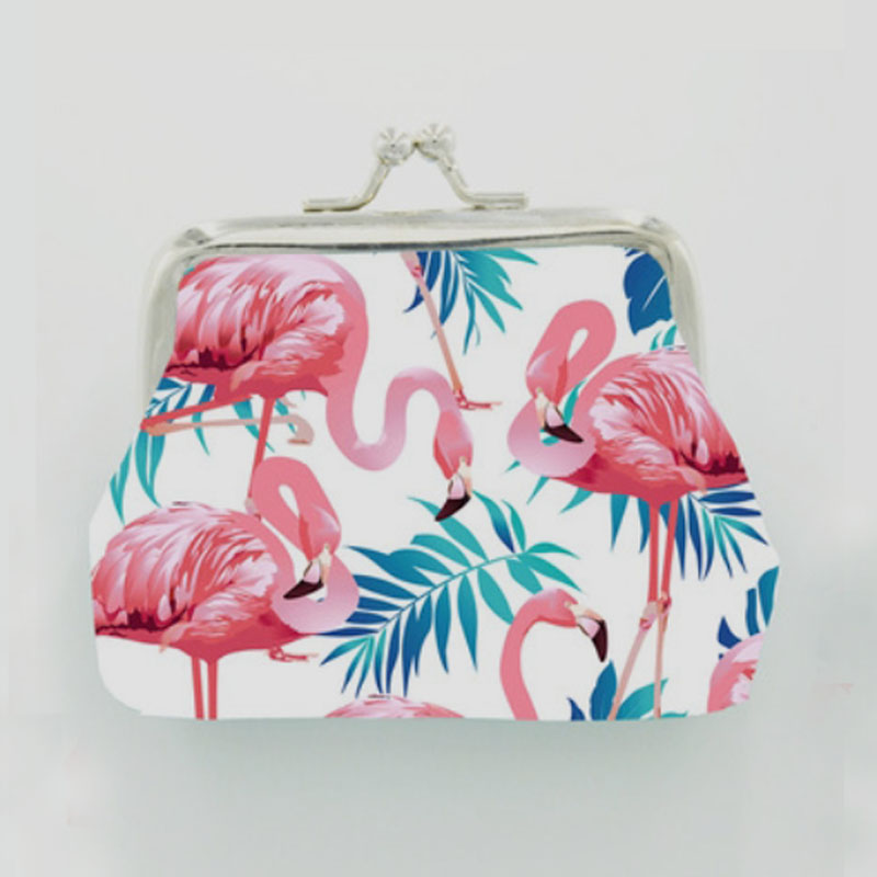 DigitalPrintingTropicalFlamingosmallframeclippurse-3