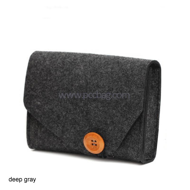 KeyCoinPackageMiniFeltPouchEarphoneSDCardPowerBankDataCableOrganizerTravelStorageBag-6