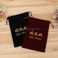 Hotelhouseholdhairdryerembroideryprinteddrawstringvelvetjewelrypouchbag-4