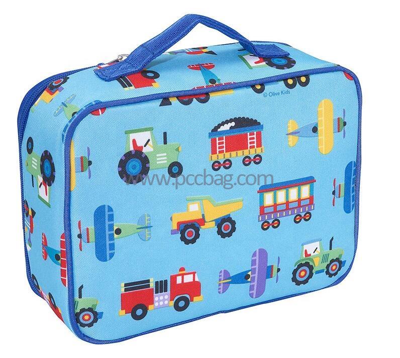 CuteCustomPromotionalReusableWaterproofThermalInsulatedKidsLunchBoxCoolerBag-1