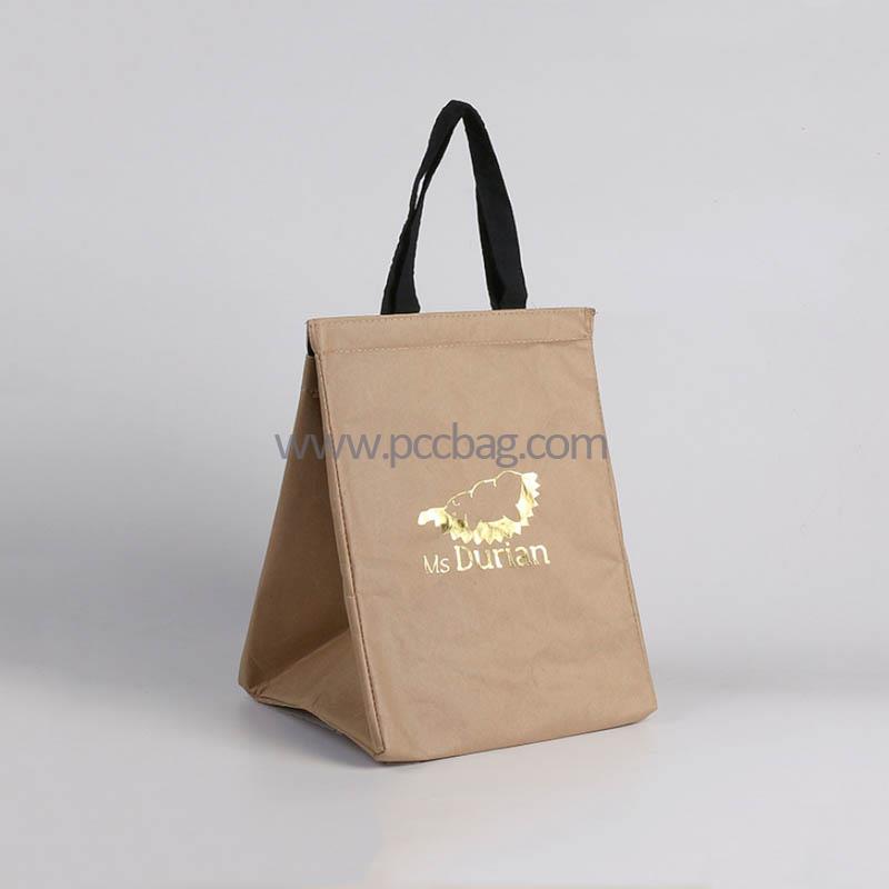 BrownkraftpapershoppingbagwithsilveralluminumcustomizedA275-7