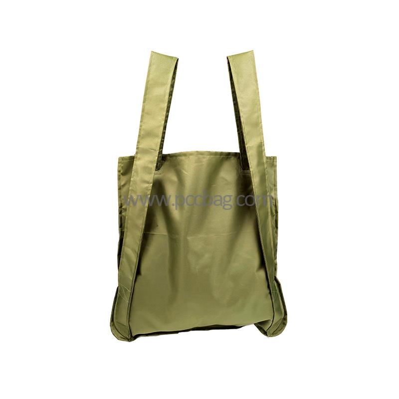 FoldableRPETToteBagcanbeuseasbackpackWithCustomLogo-4